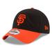 Men's New Era Black San Francisco Giants Replica Core Classic 9TWENTY Adjustable Hat