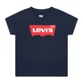 Levi's , Blue Cotton T-Shirt with Short Sleeves ,Blue unisex, Sizes: 3 M