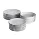 ProCook Malmo Tableware - 24 Piece Dinner Set With Pasta Bowls - Dove Grey