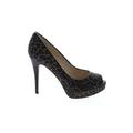 MICHAEL Michael Kors Heels: Pumps Platform Glamorous Black Shoes - Women's Size 7 - Peep Toe