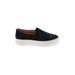 Topshop Sneakers: Slip On Platform Casual Black Leopard Print Shoes - Women's Size 37 - Almond Toe