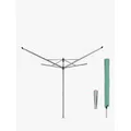 Brabantia Lift-O-Matic Rotary Clothes Outdoor Airer Washing Line, with Soil Spear and Cover, 60m