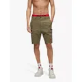 HUGO Johnny Slim Fit Cargo Shorts, Open Green