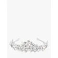 Jon Richard Bridal Crystal and Pearl Tiara, Silver