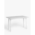 John Lewis ANYDAY Spindle 4 Seater Folding Console/Dining Table, Greige