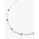 Simply Silver Paperlink & Ball Chain Necklace, Silver