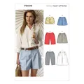 Vogue Women's Shorts Sewing Pattern, 9008