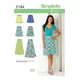 Simplicity Womens' Bias Skirts Sewing Pattern, 2184