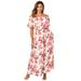 Plus Size Women's Off-The-Shoulder Maxi Dress by Jessica London in Multi Bold Floral (Size 22 W)