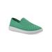 Women's Upbear Sneaker by White Mountain in Green Fabric (Size 8 1/2 M)