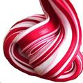 Slowmoose 80ml Fluffy Slime Putty / Soft Clay - Plasticine Playdough For Fund & Red White