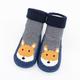 Slowmoose Warm Booties Sock With Rubber Soles For Newborn Navy 24M