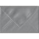 ColorSono Silver Gummed C7/A7 Coloured Silver Envelopes. 100gsm FSC Sustainable Paper. 82mm x 113mm. Banker Style Envelope. 25