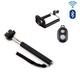 Slowmoose Wireless Selfie Stick Tripod With Bluetooth Button Phone Holder with phone clip