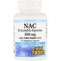 Natural Factors, NAC N-Acetyl-L Cysteine, 500 mg, 90 Vegetarian Capsules