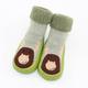 Slowmoose Warm Booties Sock With Rubber Soles For Newborn Green 18M