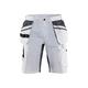 Blaklader 1099 painters shorts stretch - mens (10991330) White/dark grey