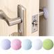 Slowmoose Soft Rubber Pad To Protect The Wall Self Adhesive Door Stopper Color in Random
