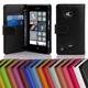 Cadorabo Nokia Lumia 720 Sleeve Cover Case Case - with structure and card slots BLACK OXIDE