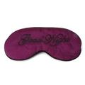 Slowmoose Silk Fabric, Cute Embroidered Sleep Eye Mask - Padded Shade Cover purple