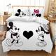 Slowmoose Disney Black And White Mickey Minnie Mouse Bedding Sets For & M-3 US Full