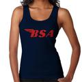 BSA Red Logo Women's Vest Navy Blue X-Large