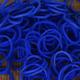 Slowmoose Hair Rubber Loom Bands - Refill Make Woven Bracelet Dark Blue