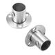 Slowmoose Stainless Steel Fittings Wardrobe Pipe Bracket- Wall Mount Floor Rod 3