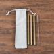 Slowmoose Eco-friendly Oral Care Biodegradable Bamboo Toothbrush 3 pcs straw