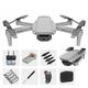 Slowmoose Foldable Drone, Mini Portable Fpv Wifi Camera Quadcopter 480P 2 battery