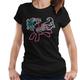 My Little Pony Stars Cutie Mark Neon Women's T-Shirt Black Small