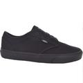 Vans Juniors Kids Atwood Casual Low Top Canvas Trainers Sneakers Shoes - Black 3.5 UK