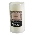 Spaas White Rustic Vanilla & Myrr Pillar Candle 441G