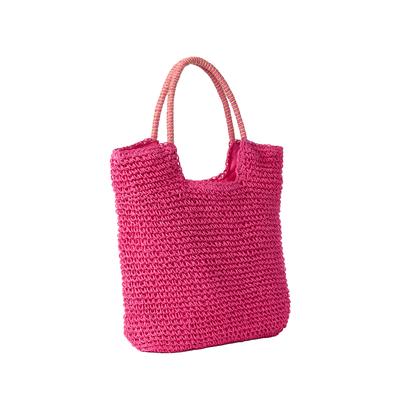 Women's Straw Tote Bag by Accessories For All in P...