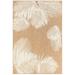 Liora Manne Carmel Palm Indoor/Outdoor Rug by Brylane Home in Sand (Size 7'10" SQ)