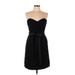 Morilee by Madeline Gardner Cocktail Dress - Party Sweetheart Sleeveless: Black Print Dresses - New - Women's Size 10