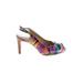 Stuart Weitzman Heels: Pumps Stiletto Boho Chic Purple Shoes - Women's Size 6 - Peep Toe