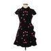 Kate Spade New York Casual Dress - Mini Mock Short sleeves: Black Dresses - Women's Size 0