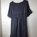 Madewell Dresses | Madewell Silk Dress 10 | Color: Black/Gray | Size: 10