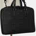 Coach Bags | Coach Signature Leather Designer Laptop Briefcase Work Bag Nwt Rare Unisex | Color: Black/Silver | Size: Os