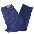 J. Crew Jeans | J.Crew Curvy Classic Straight Jeans Womens 31 High-Rise Blue Denim Raw Hem | Color: Blue | Size: 31