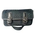 Coach Bags | Coach Vintage Bon Voyage Signature Belt Bag~Fanny Pack Black Canvas Leather Trim | Color: Black | Size: Small