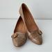 Anthropologie Shoes | Anthropologie Schuler & Sons Miami Desert Striped Heel Loafer, Size 38, Euc | Color: Pink/Tan | Size: 38eu