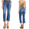 Free People Jeans | New Free People Release Hem Bootcut Crop Jeans - 26 | Color: Blue | Size: 26