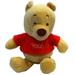 Disney Toys | 12” Baby Winnie The Pooh Disney Plush Jingle Rattle Stuffed Bear Crinkle Ears | Color: Orange/Red | Size: 12" X 10" X 6", Weight 5 Oz