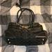 Coach Bags | Coach Signature Handbag Satchel Purse Canvas Leather No. G06w-10245 Black Euc | Color: Black | Size: Os