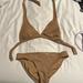 American Eagle Outfitters Swim | Arie Brown Bikini Set | Color: Tan | Size: M