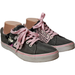 Disney Shoes | Disney Parks Mickey Mouse Sneakers 28 Jeweled Gray Pink Size 9 Low Top Lace Up | Color: Gray/Purple | Size: 9