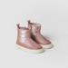Zara Shoes | Baby /Quilted Ankle Boots | Color: Pink/White | Size: 6.5bb