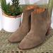 Madewell Shoes | Madewell The Billie Suede Ankle Boots Booties Sz. 8 | Color: Tan | Size: 8